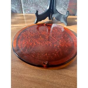 Blenko decorative, suncatcher, zodiac sign cancer, large 7 and 3/4 inches